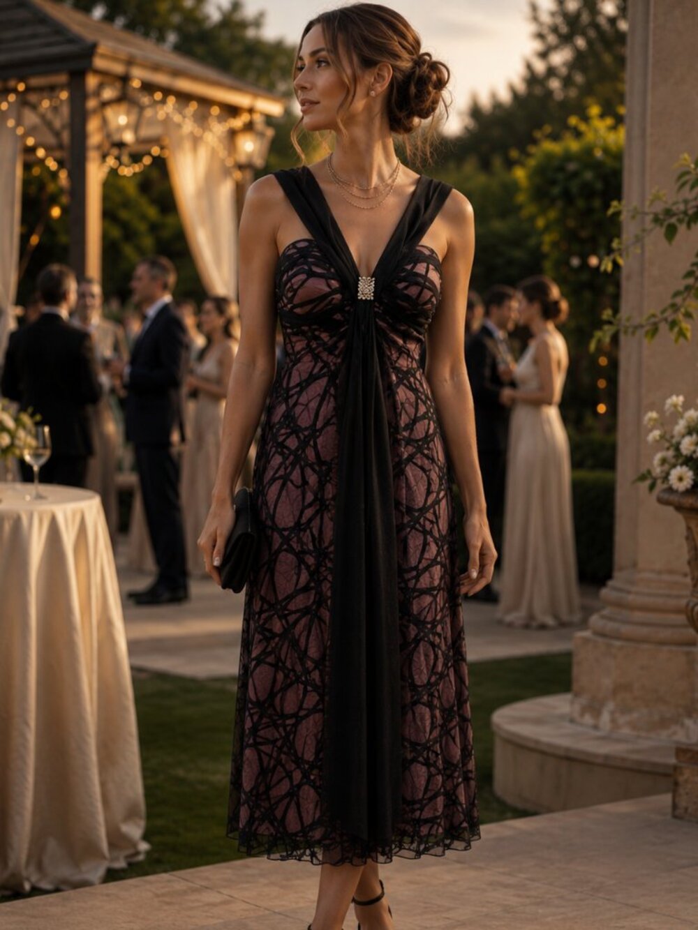 Le Chateau | Elegant Midi Dress